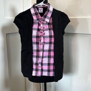 County Girl Girls button up top